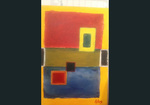 Domino, akvarel na platnu, 50 x 70 cm, neuokvireno